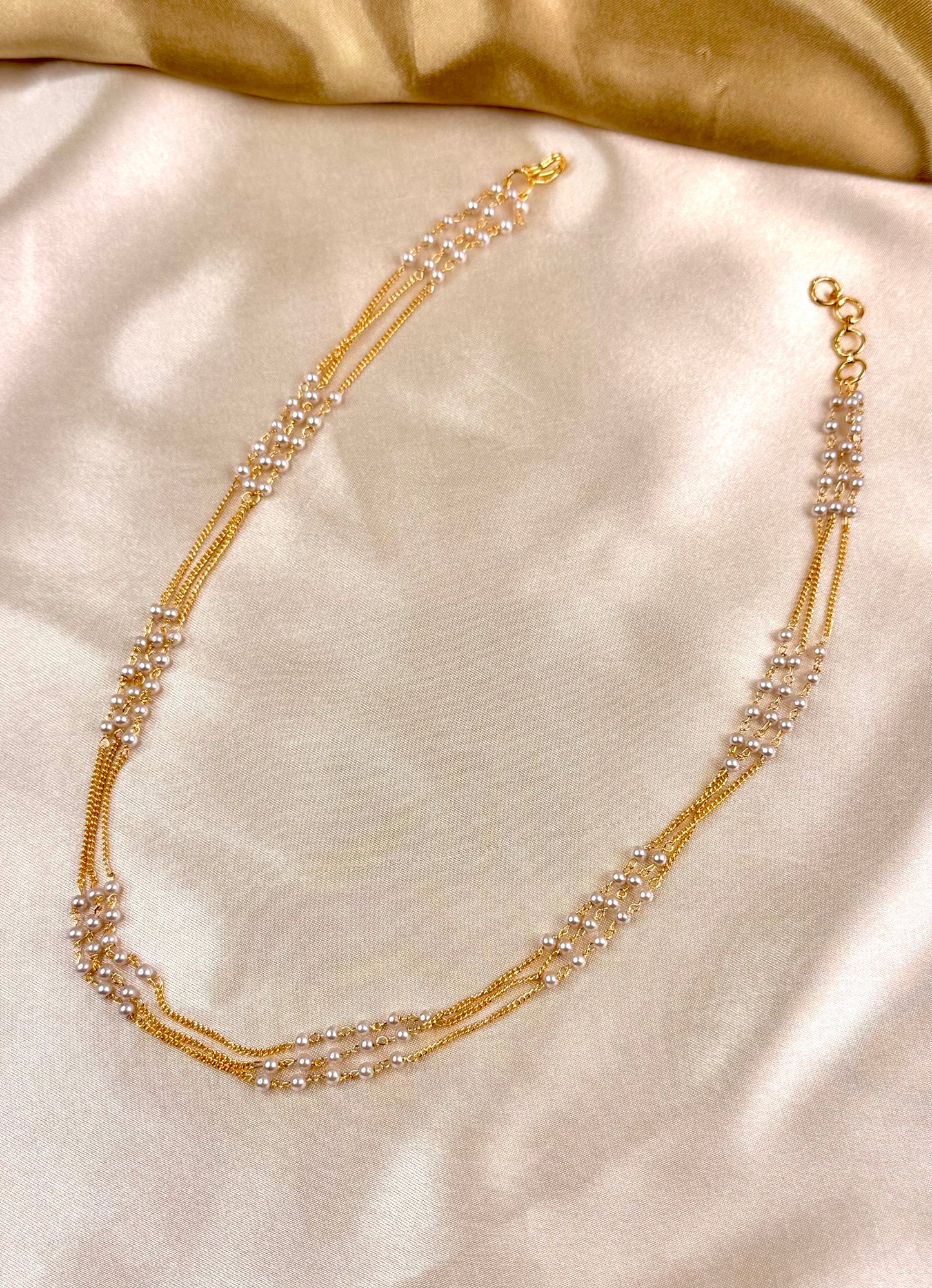 3 Layer Pearl Chain