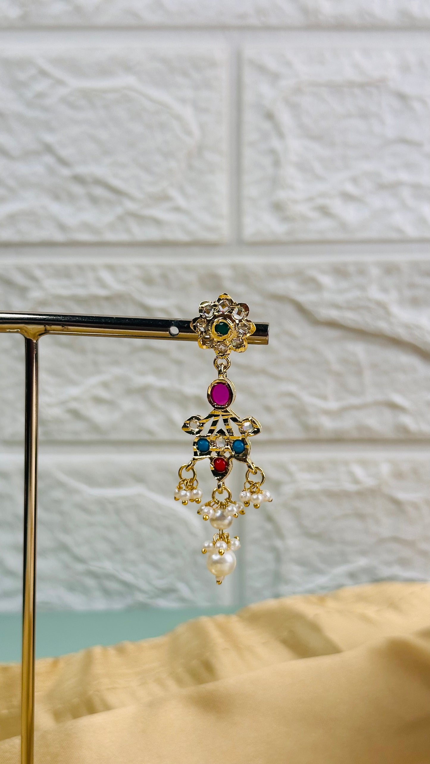 Navaratna Jadau Necklace Set