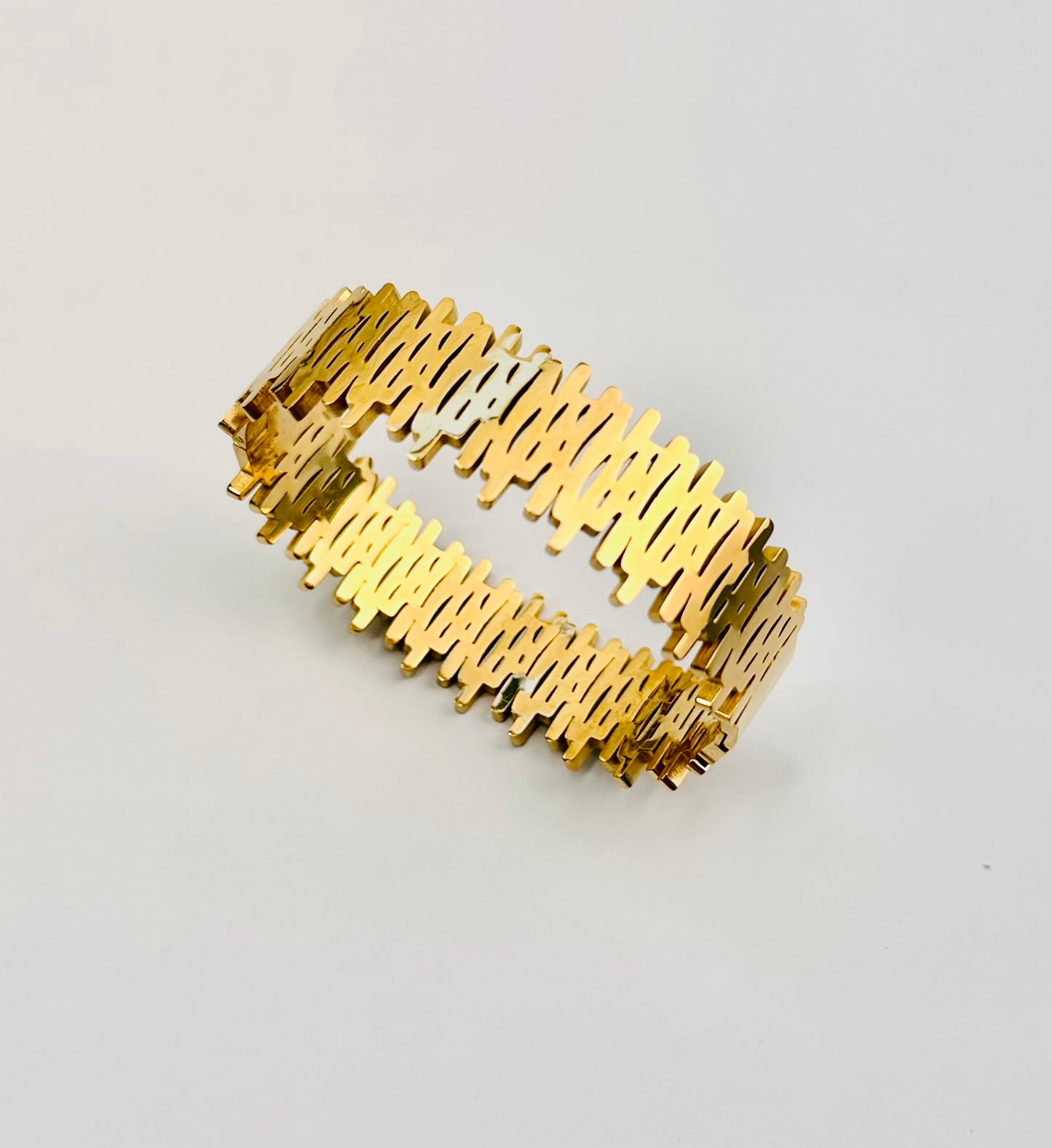 Wood Pattern openable bangle