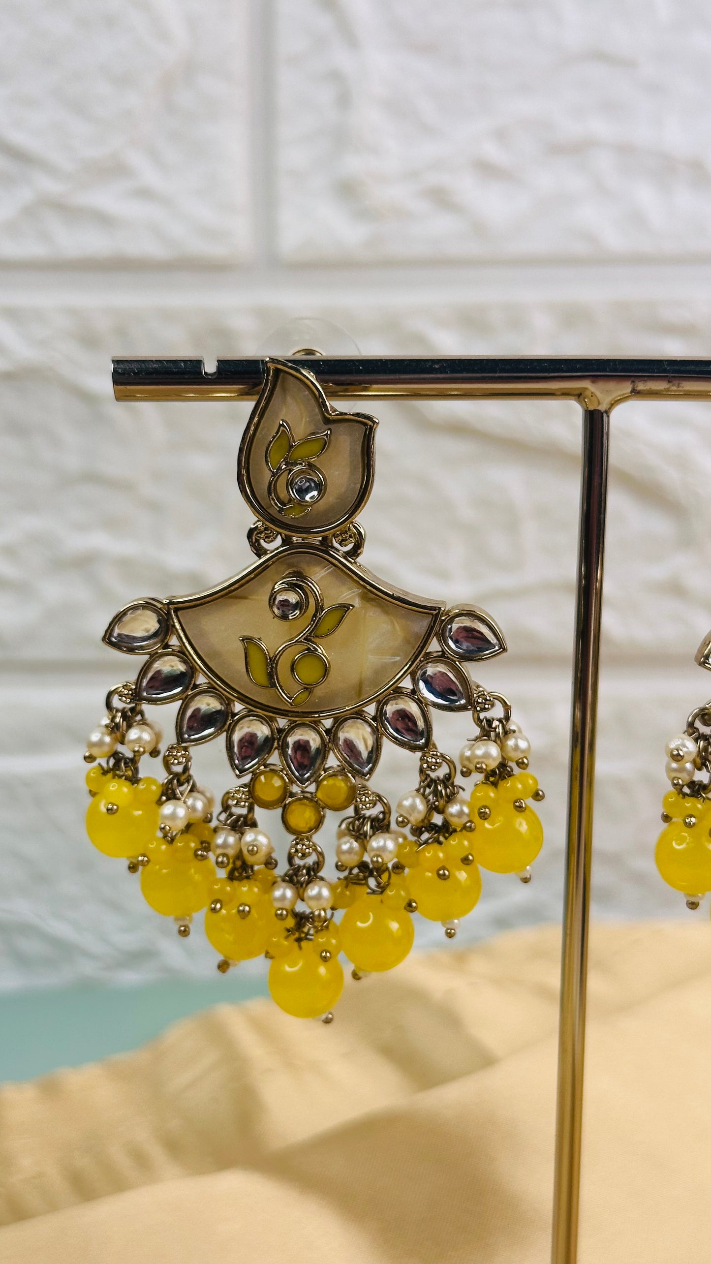 Sunflower Radiance Chandbali