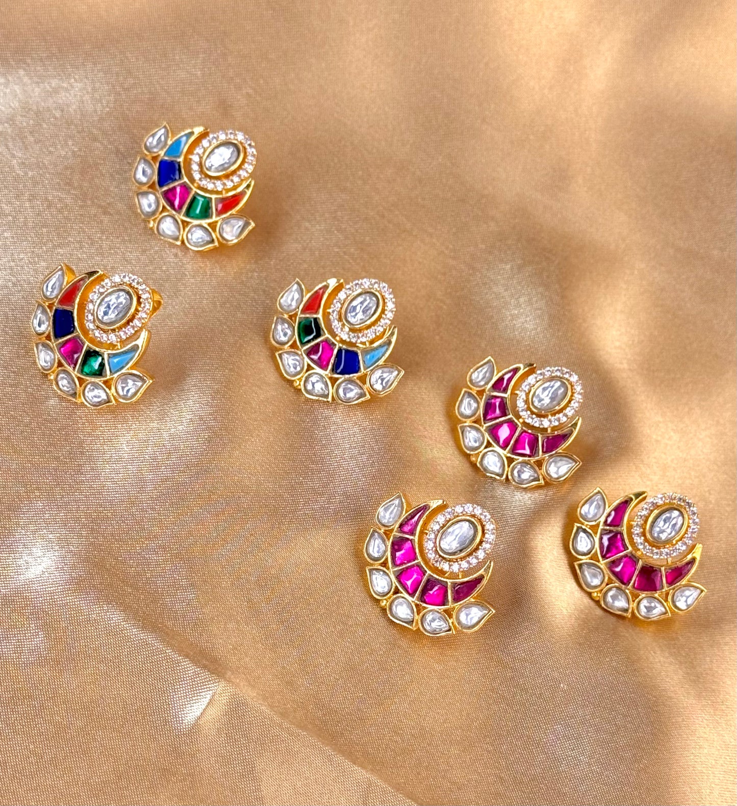 Jadau Chandra Pendant Set