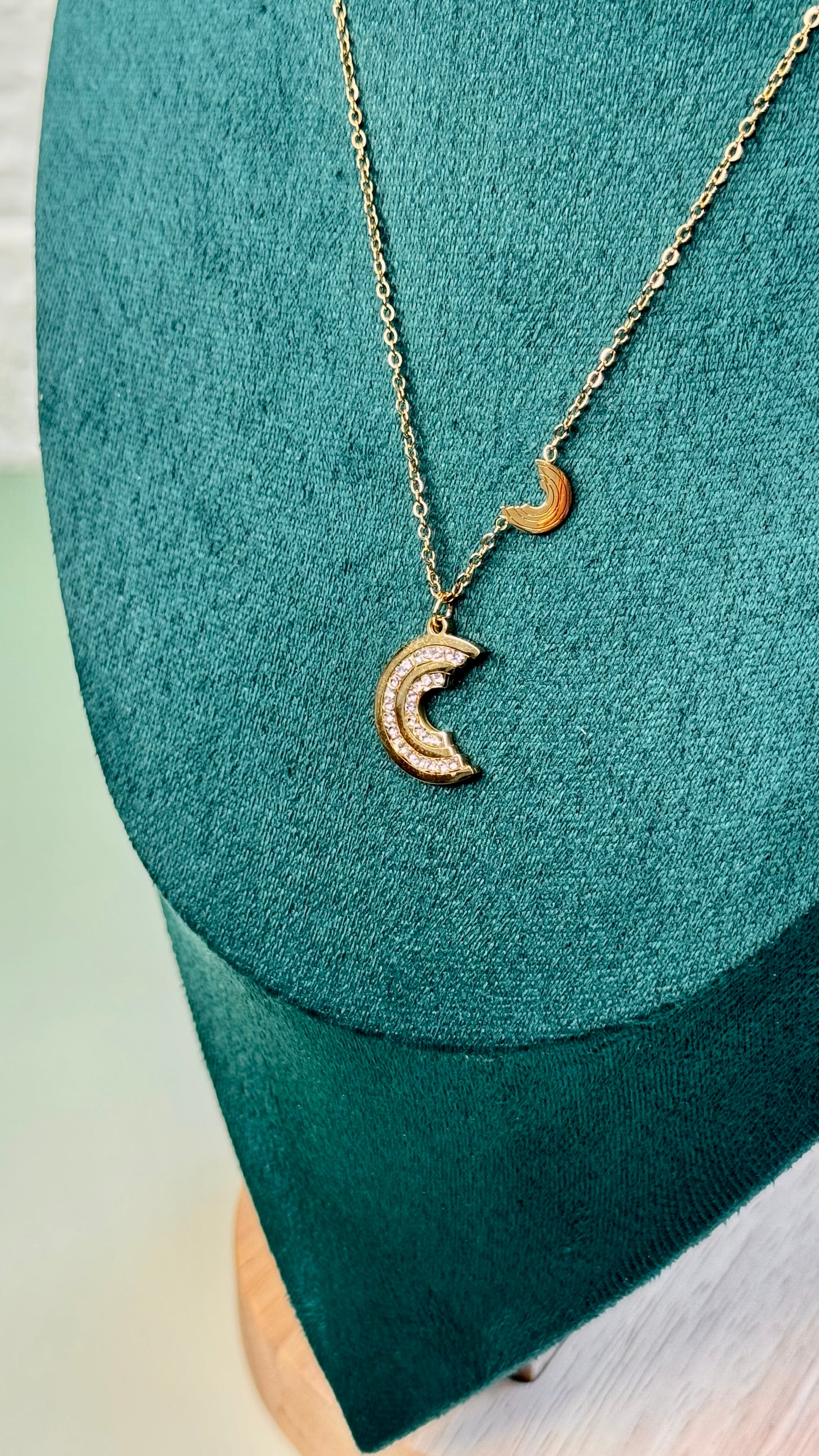 Half moon Anti Tarnish Chain