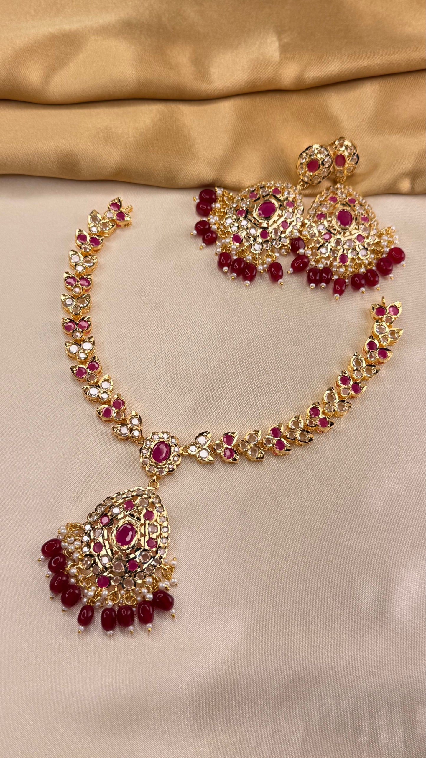 Premium Rajasthani Gulzar Haar Set