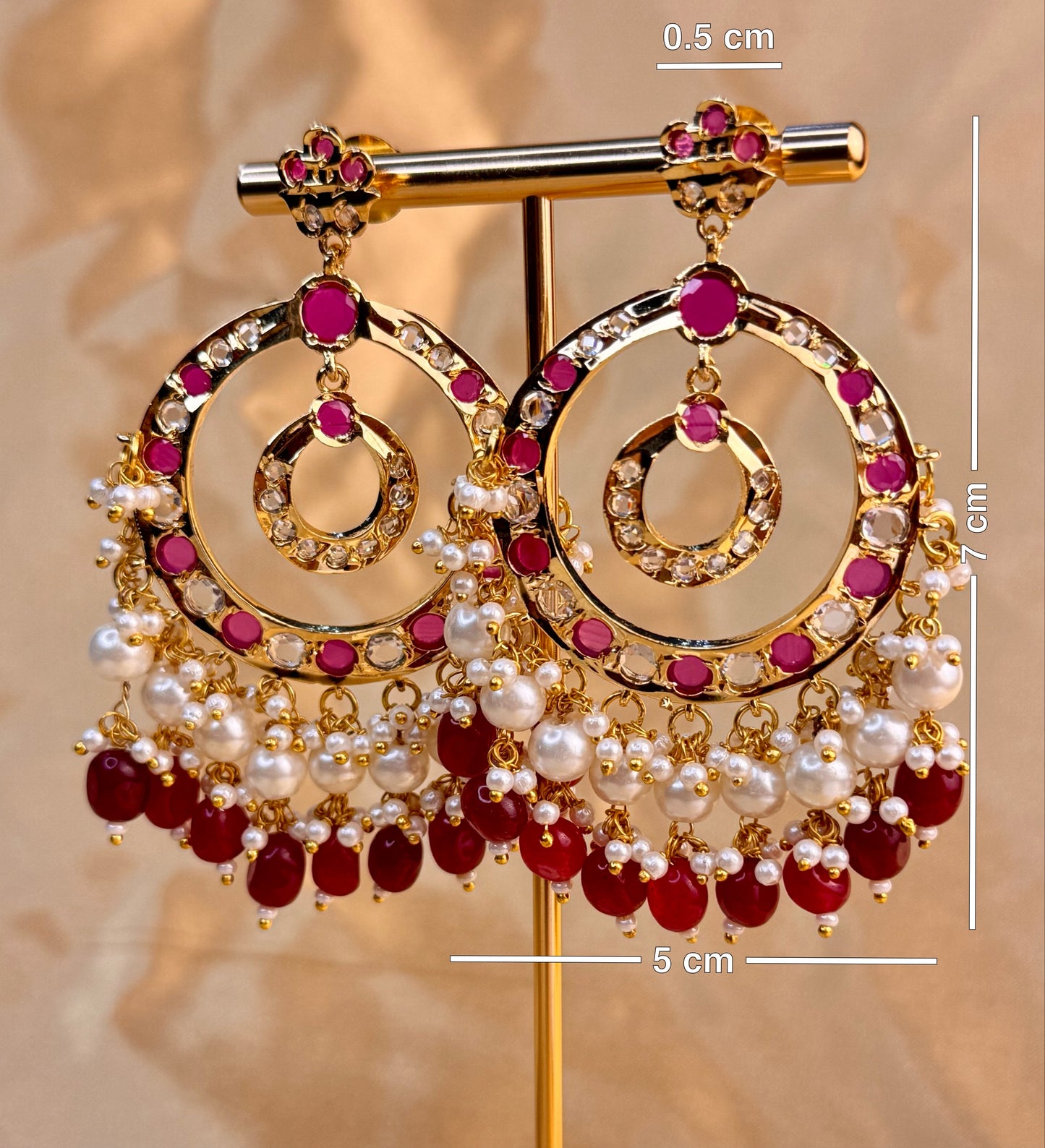 Rajasthani earrings- pattern 103
