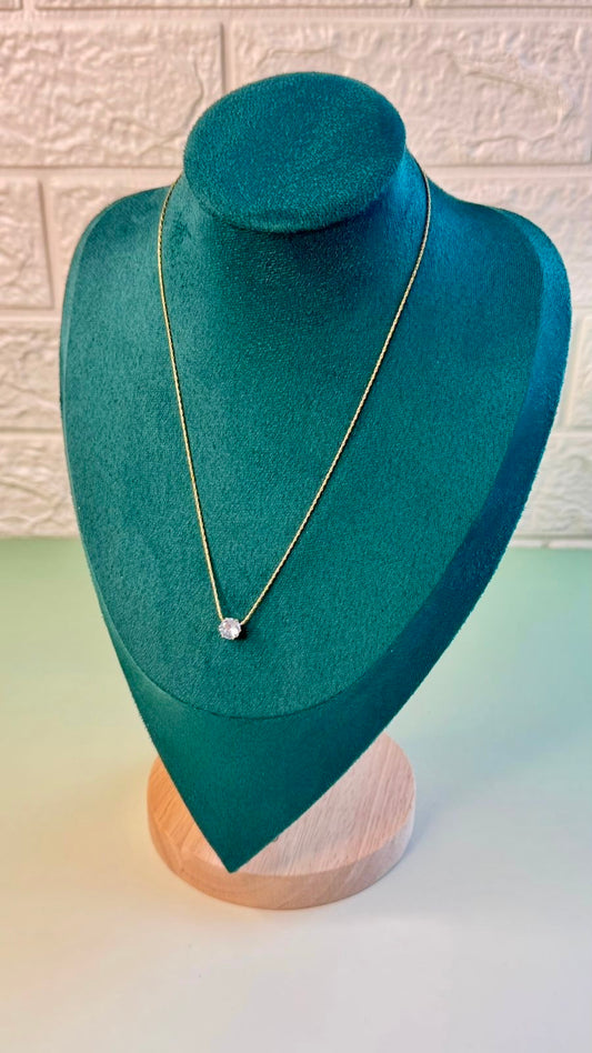 Crystal anti tarnish chain