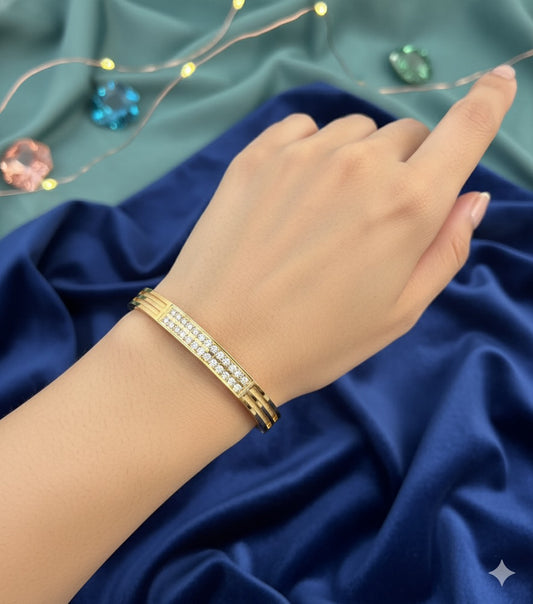 Double ring openable bangle