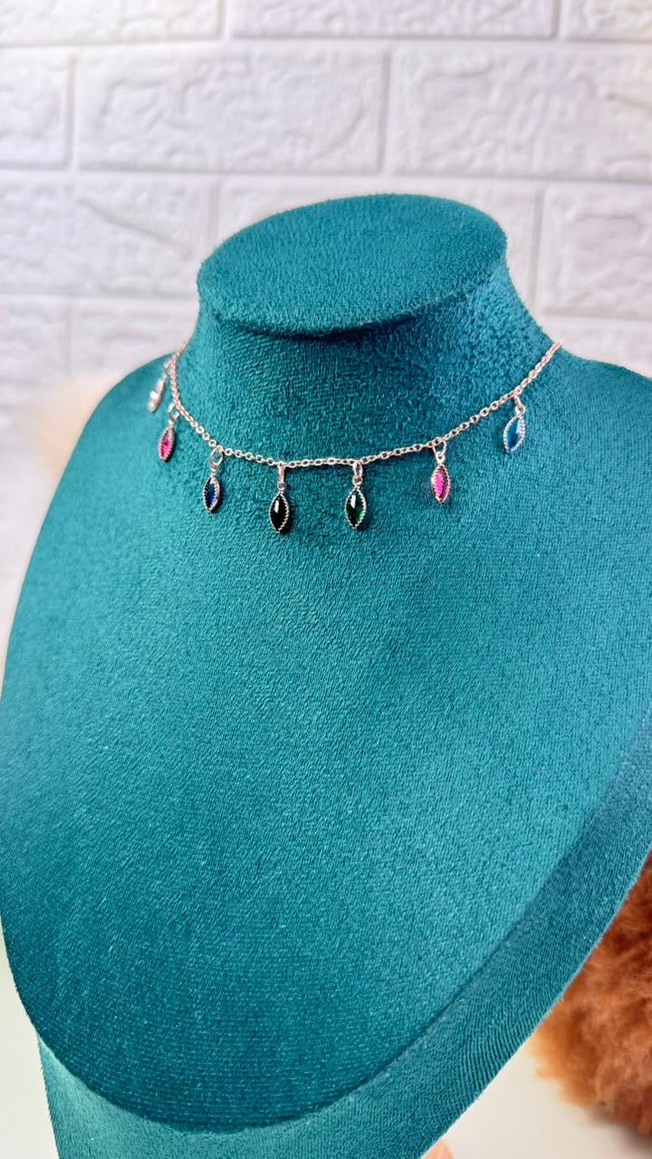 Stone Drops Anti tarnish chain