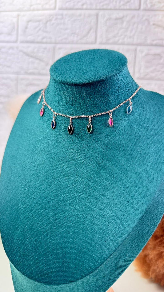 Stone Drops Anti tarnish chain