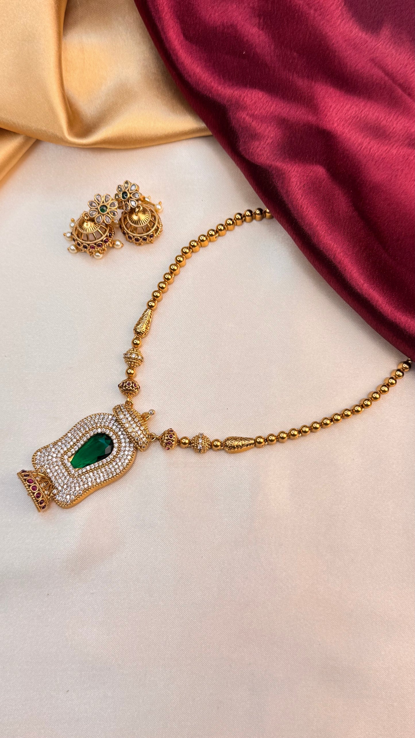 Nettipattam Palakka short haram set