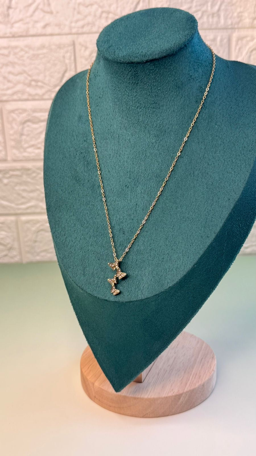 Butterfly anti tarnish chain