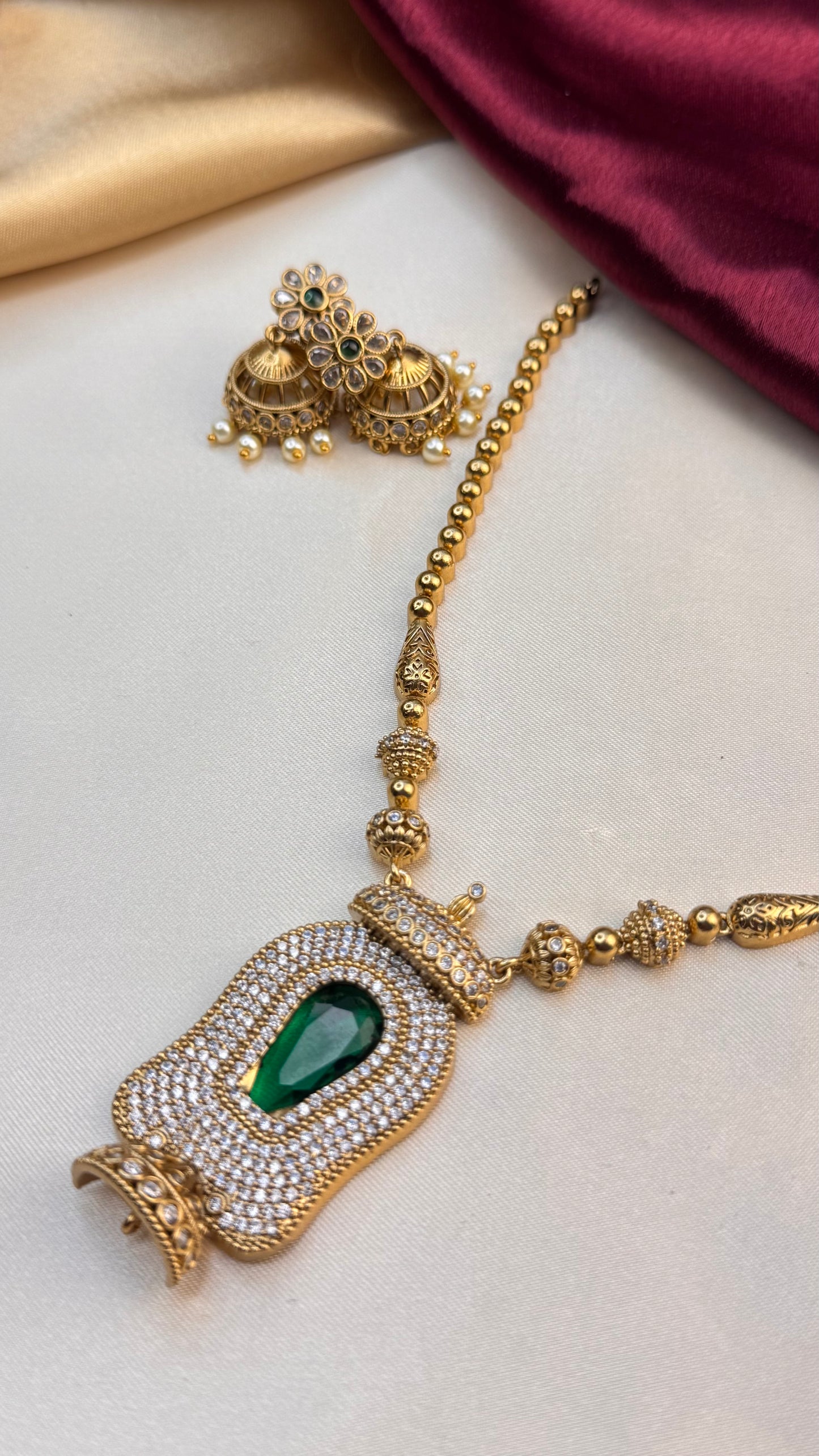 Nettipattam Palakka short haram set