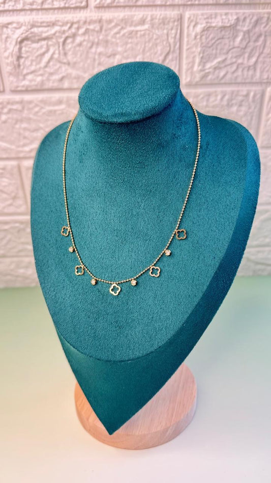 Flower Drop anti tarnish chain