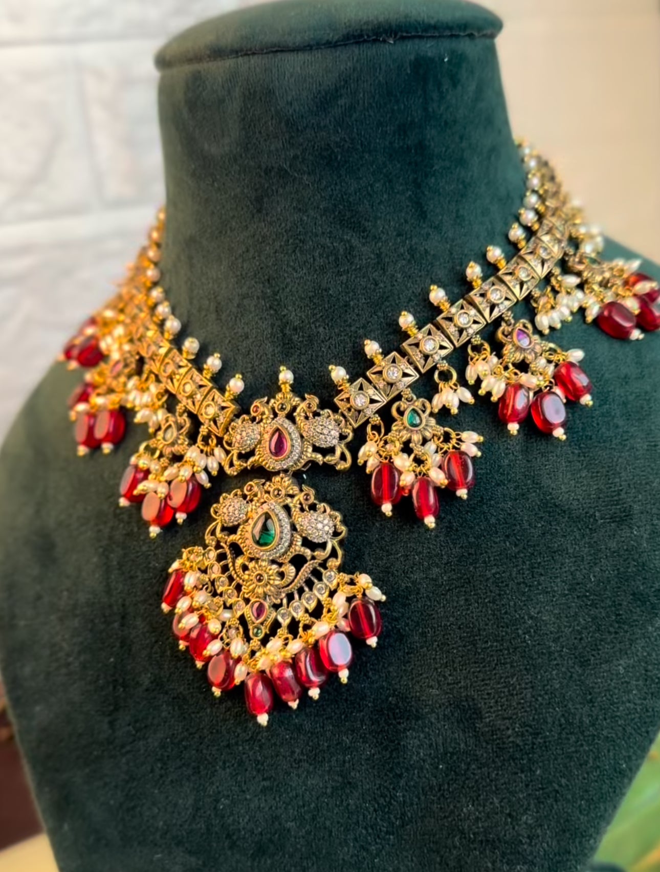 Moissonite Crystal Necklace set