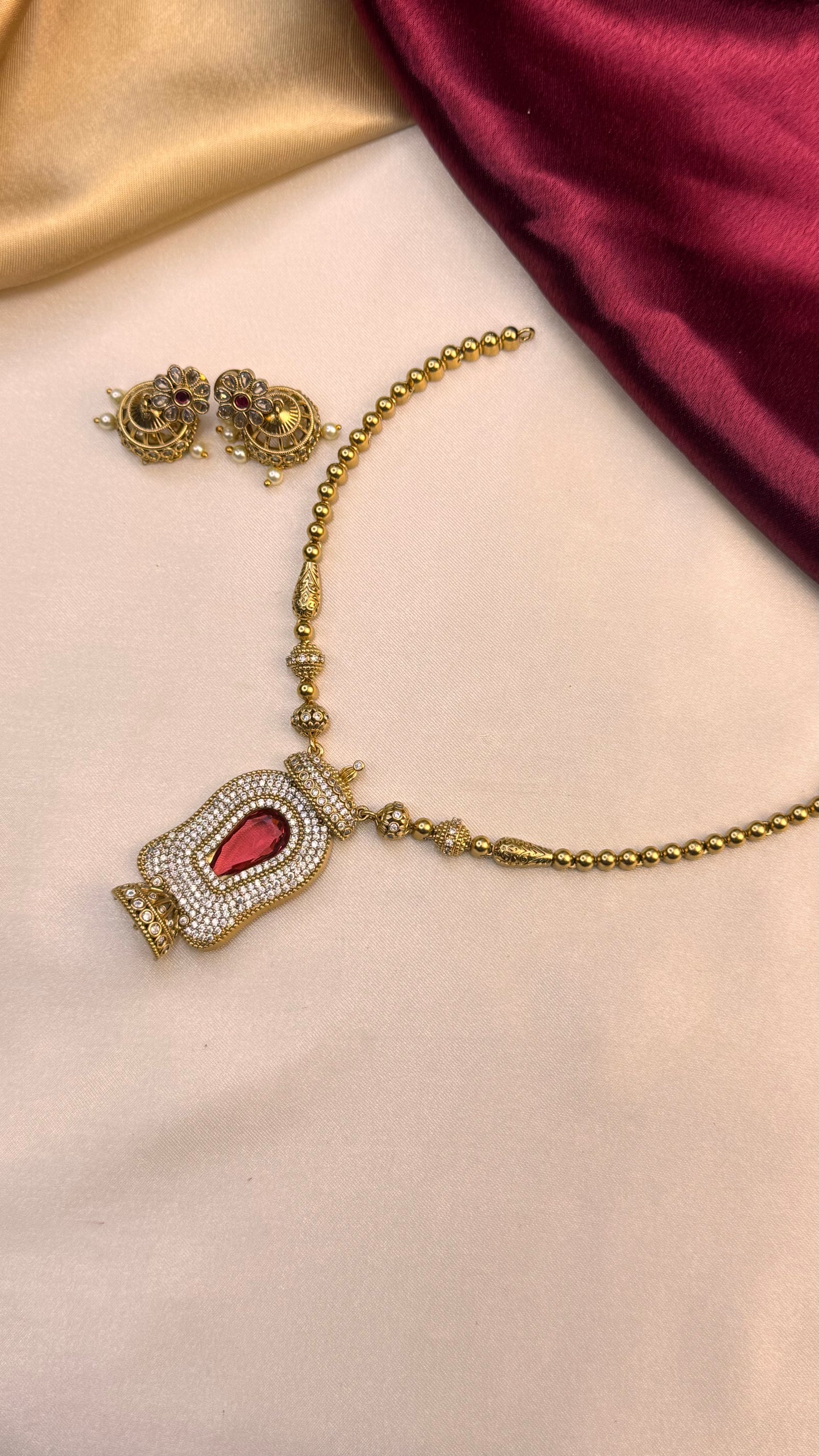 Nettipattam Palakka short haram set