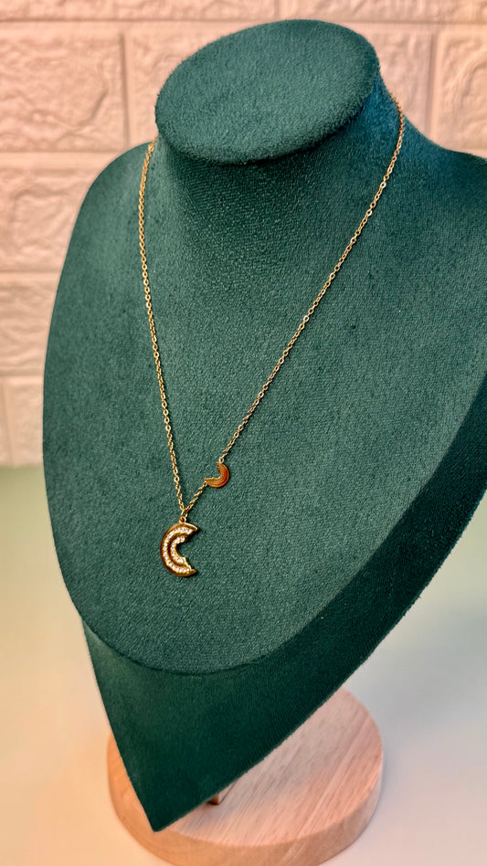 Half moon Anti Tarnish Chain