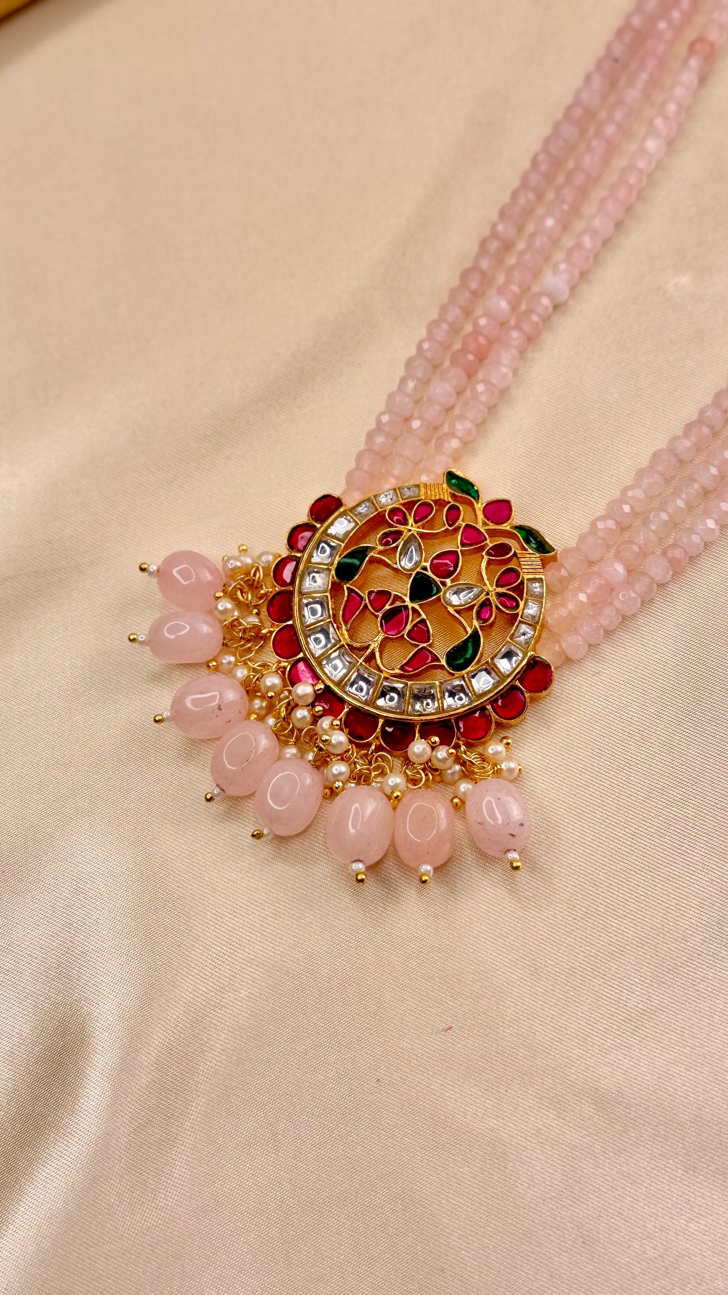 Premium beaded kuntan haram set