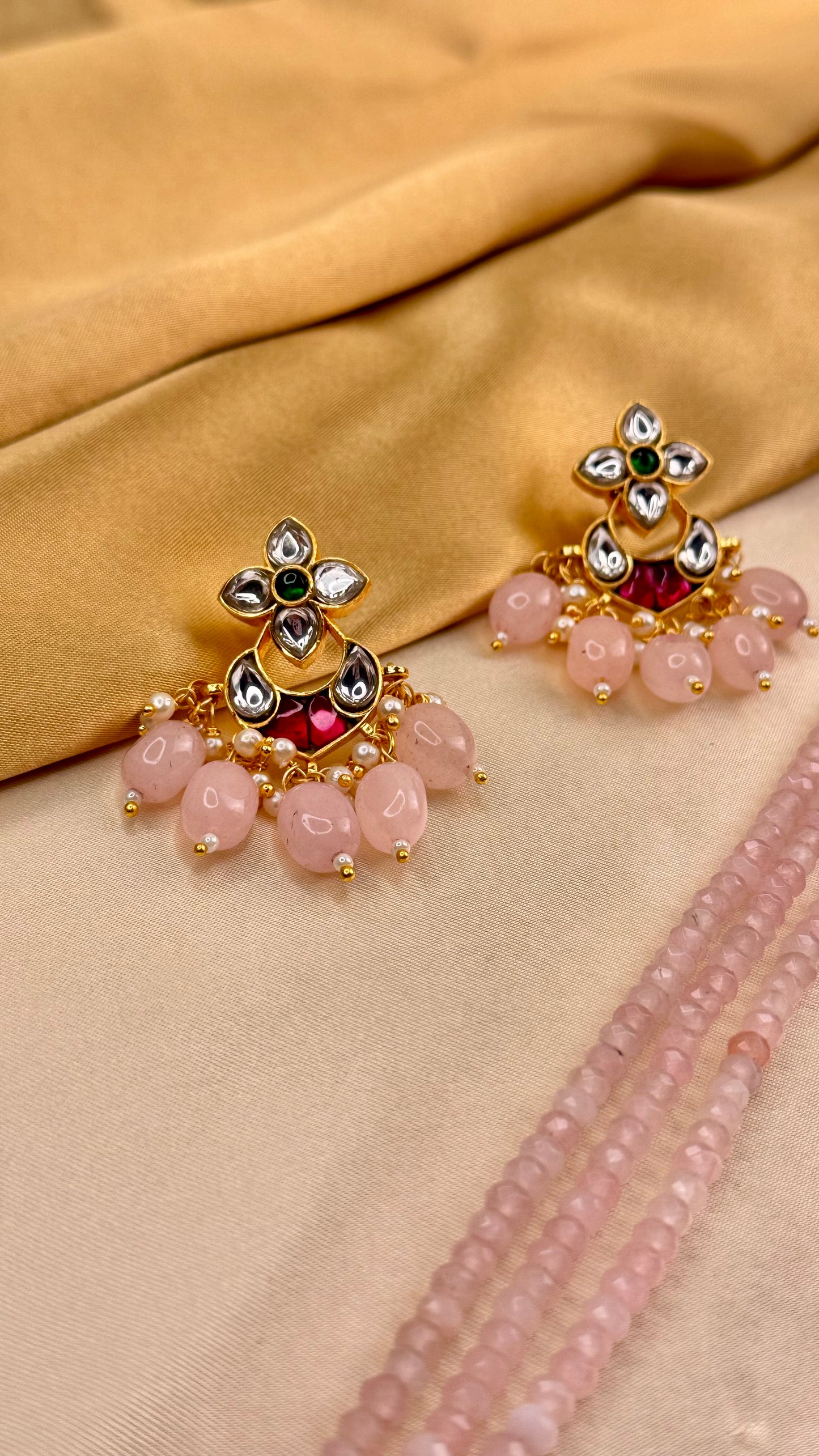 Premium beaded kuntan haram set