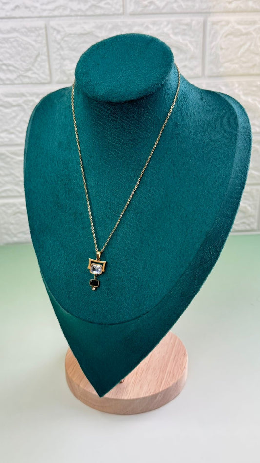 Black Drops anti tarnish chain