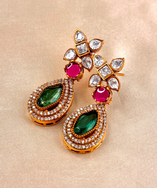 Moissonite Drop Earrings