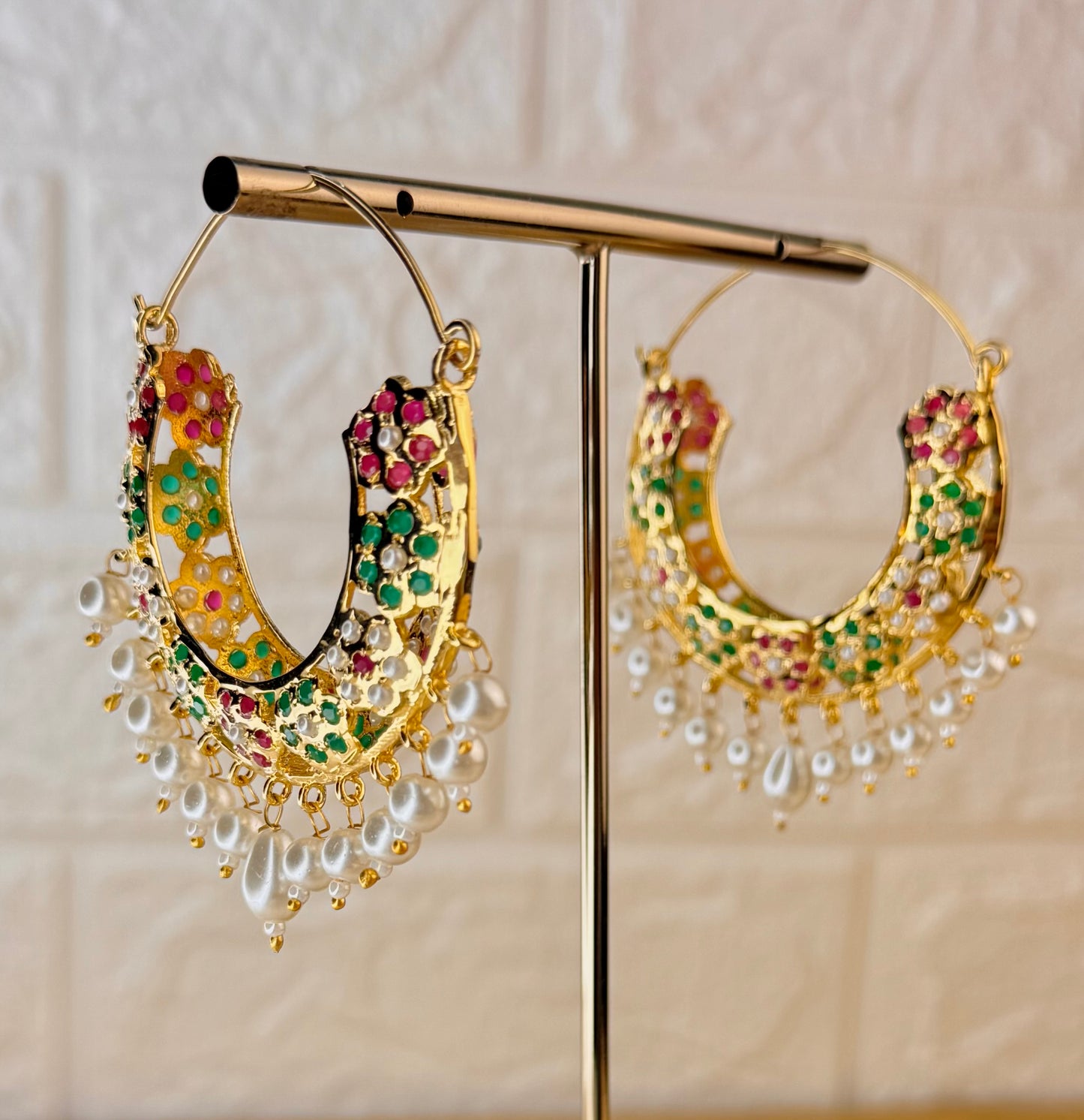 Rajasthani Hoop Earrings