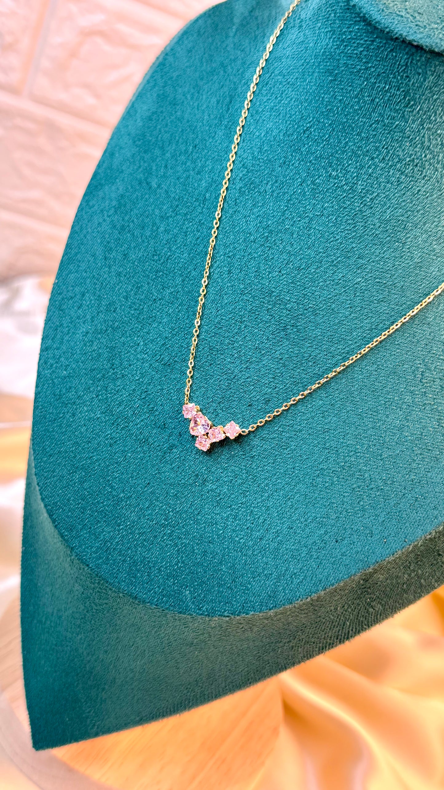 Pink Love Anti Tarnish Chain