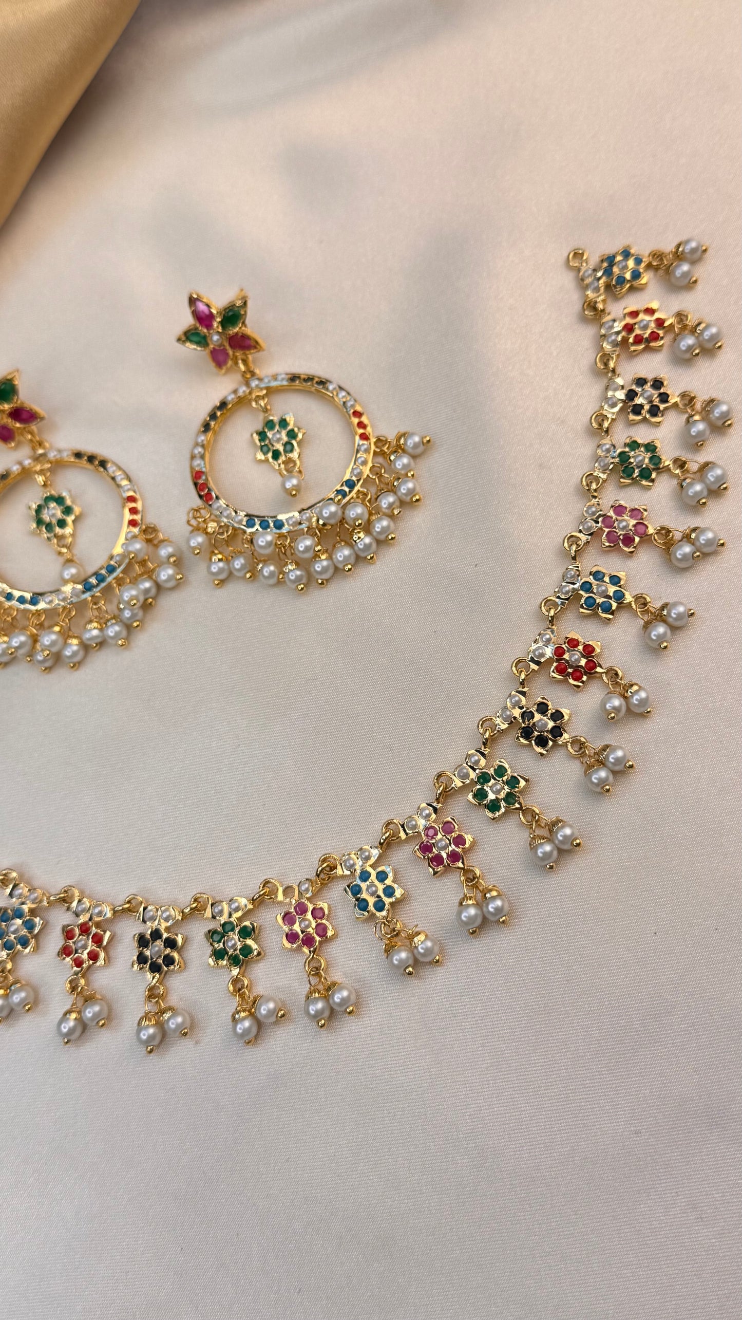 Premium Raja Rani Necklace Set