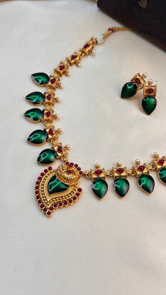 Palakka Maanga Necklace Set