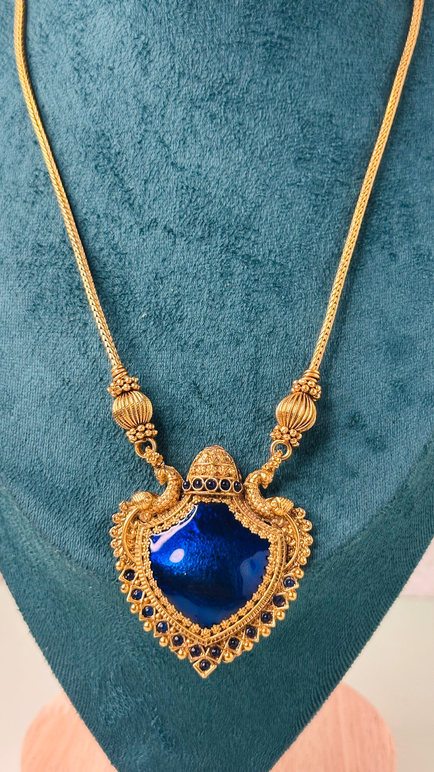 Palakka short Haram blue