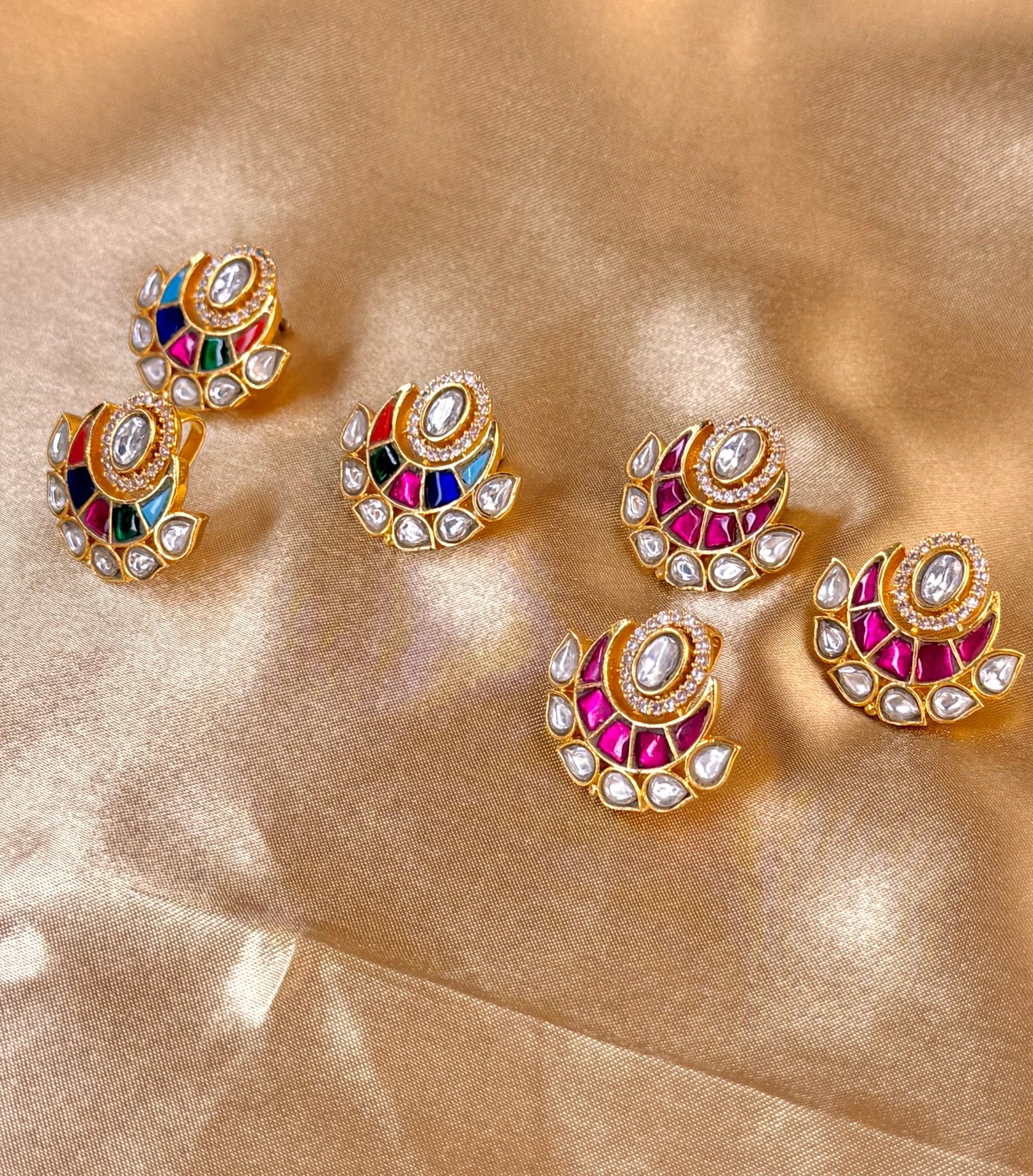 Jadau Chandra Pendant Set