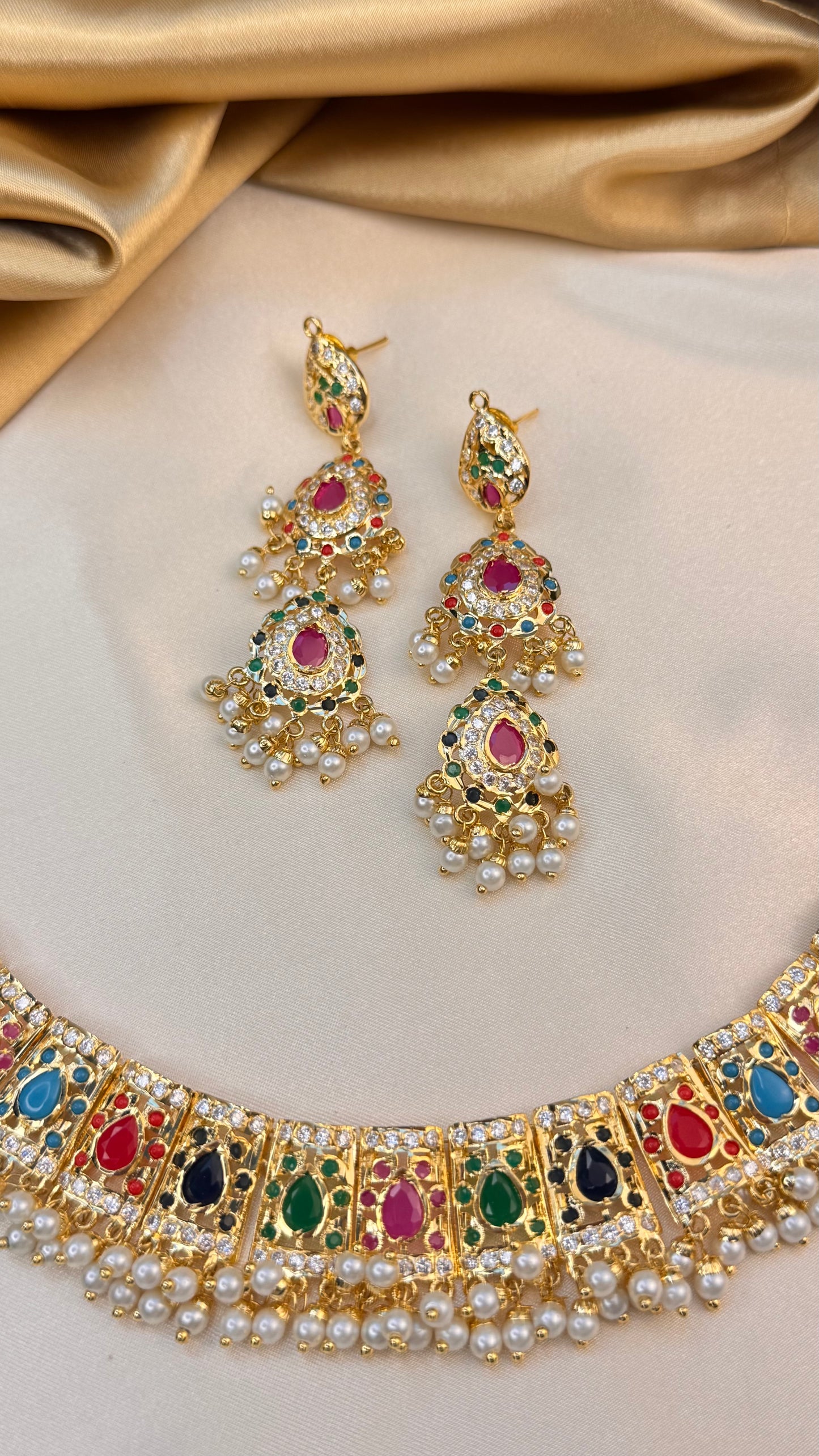 Premium Padmika Royal Necklace Set