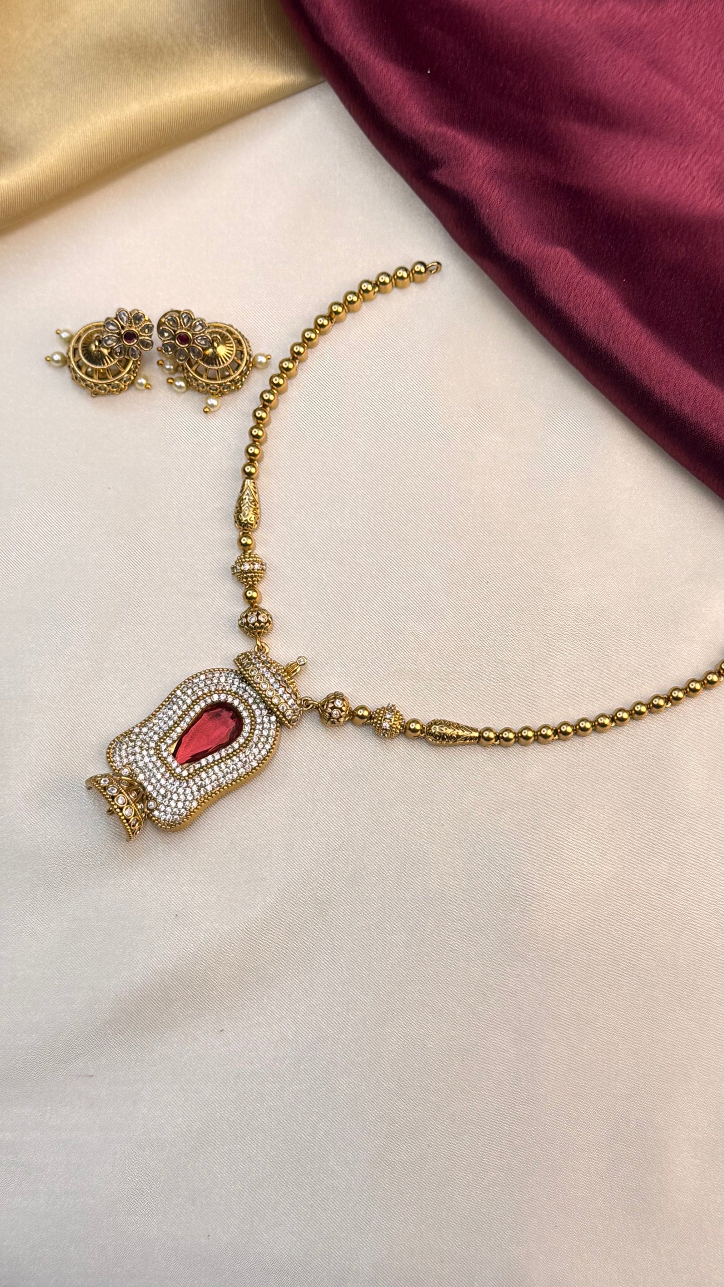 Nettipattam Palakka short haram set