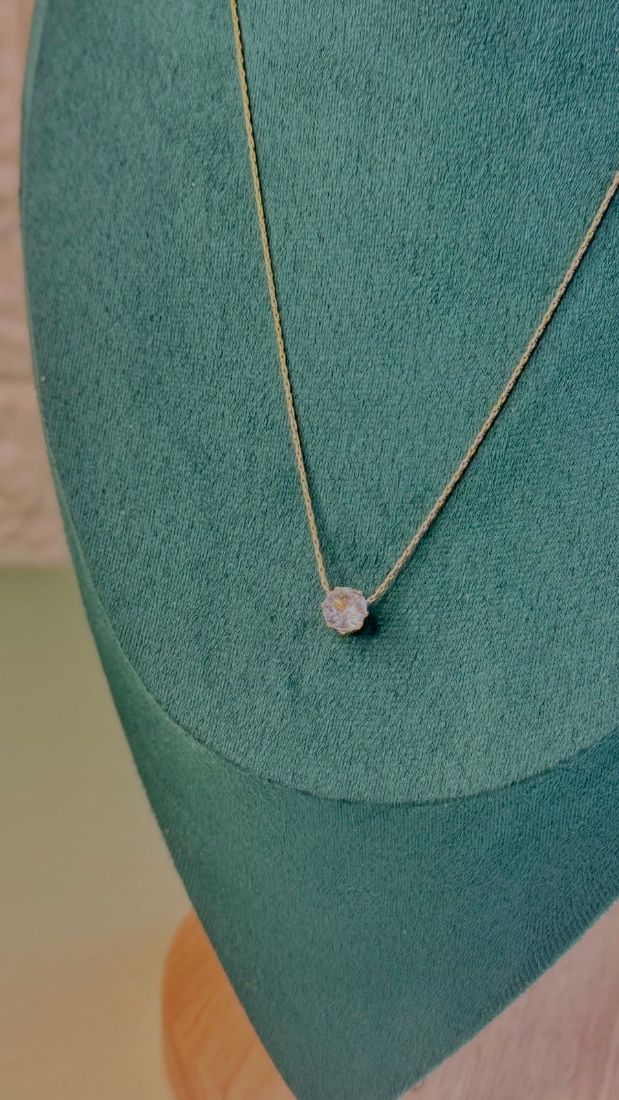Crystal anti tarnish chain