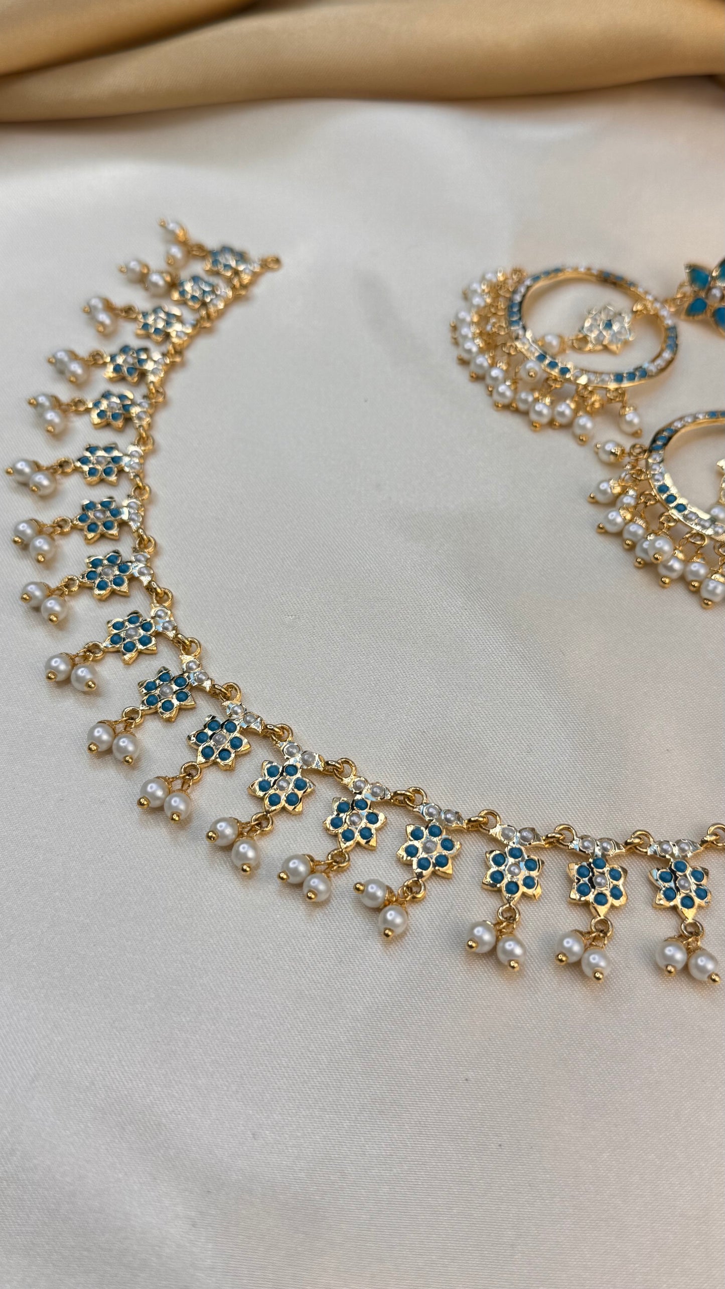 Premium Raja Rani Necklace Set