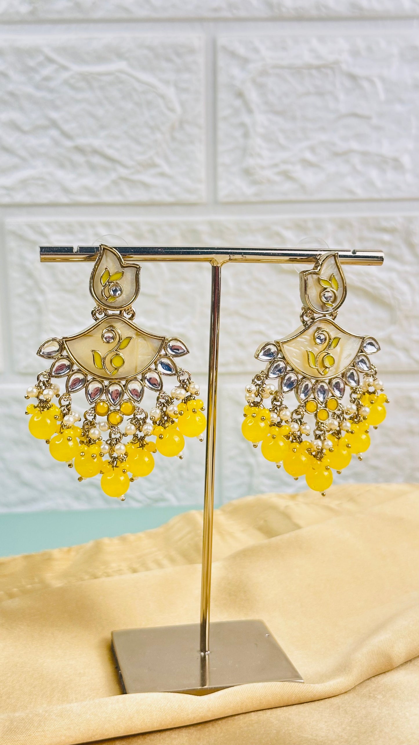 Sunflower Radiance Chandbali