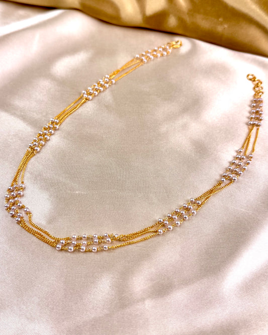 3 Layer Pearl Chain