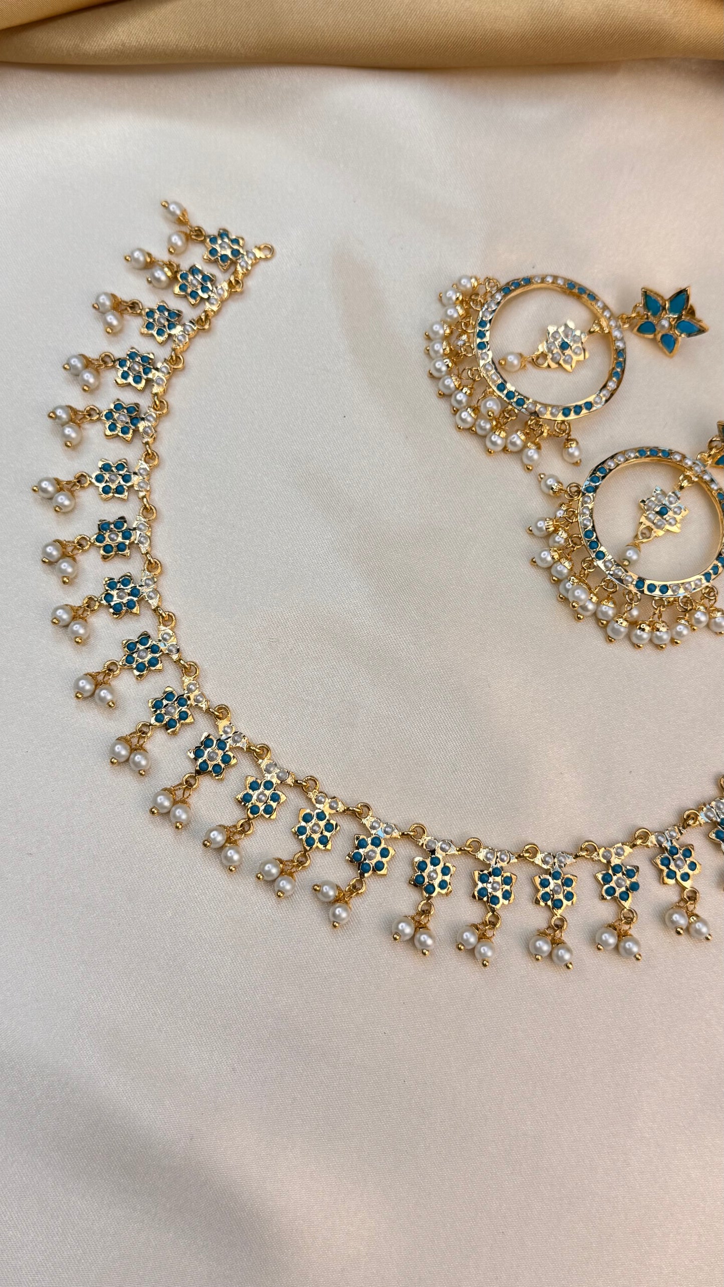 Premium Raja Rani Necklace Set