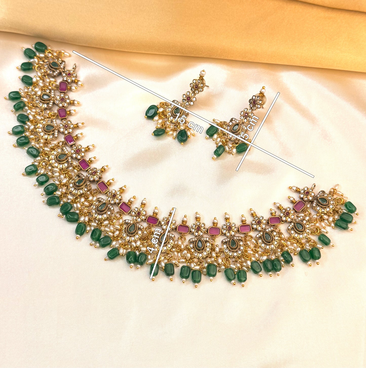 Premium Ghundupusalu Necklace Set