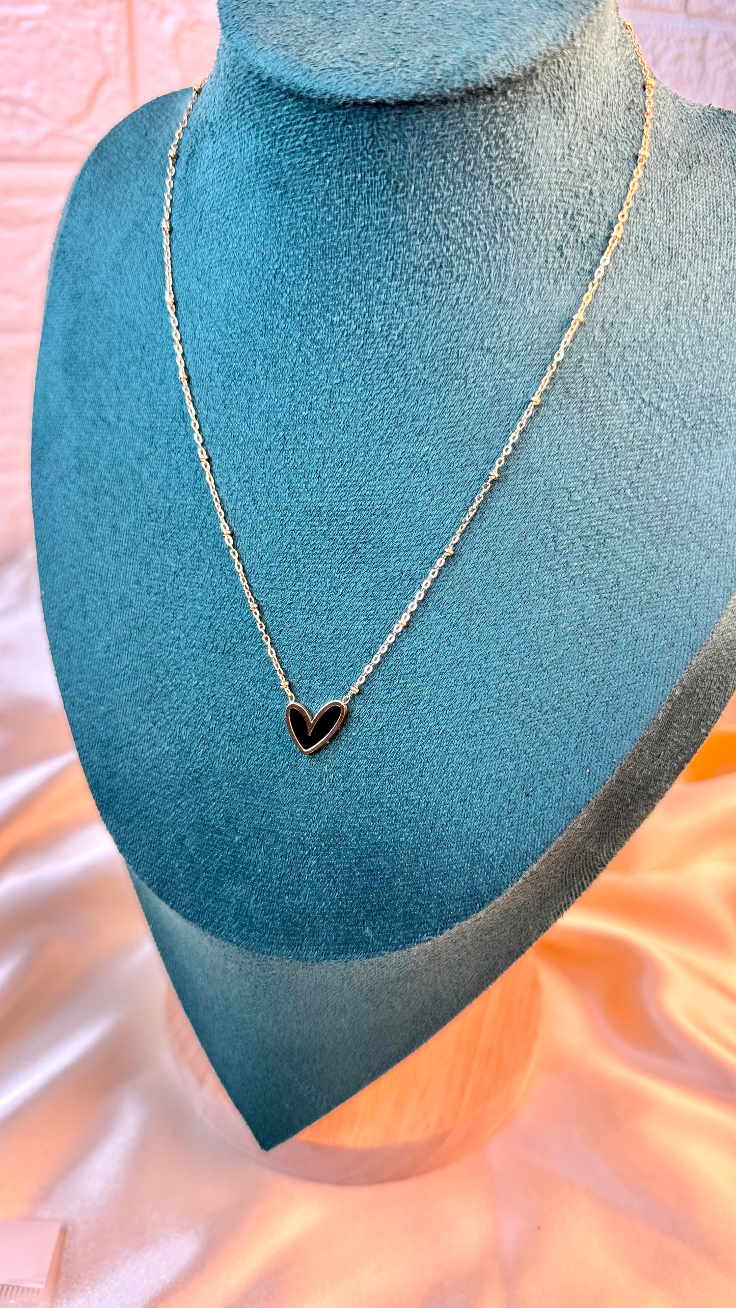 Black Love Anti Tarnish Chain