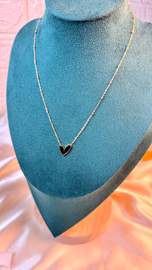 Black Love Anti Tarnish Chain