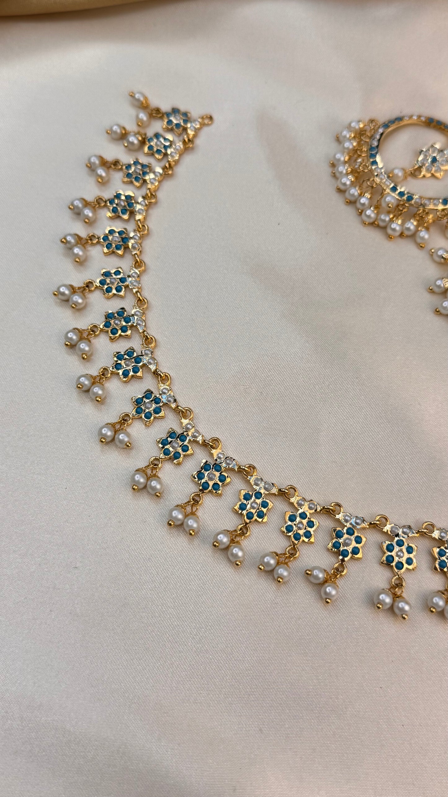 Premium Raja Rani Necklace Set