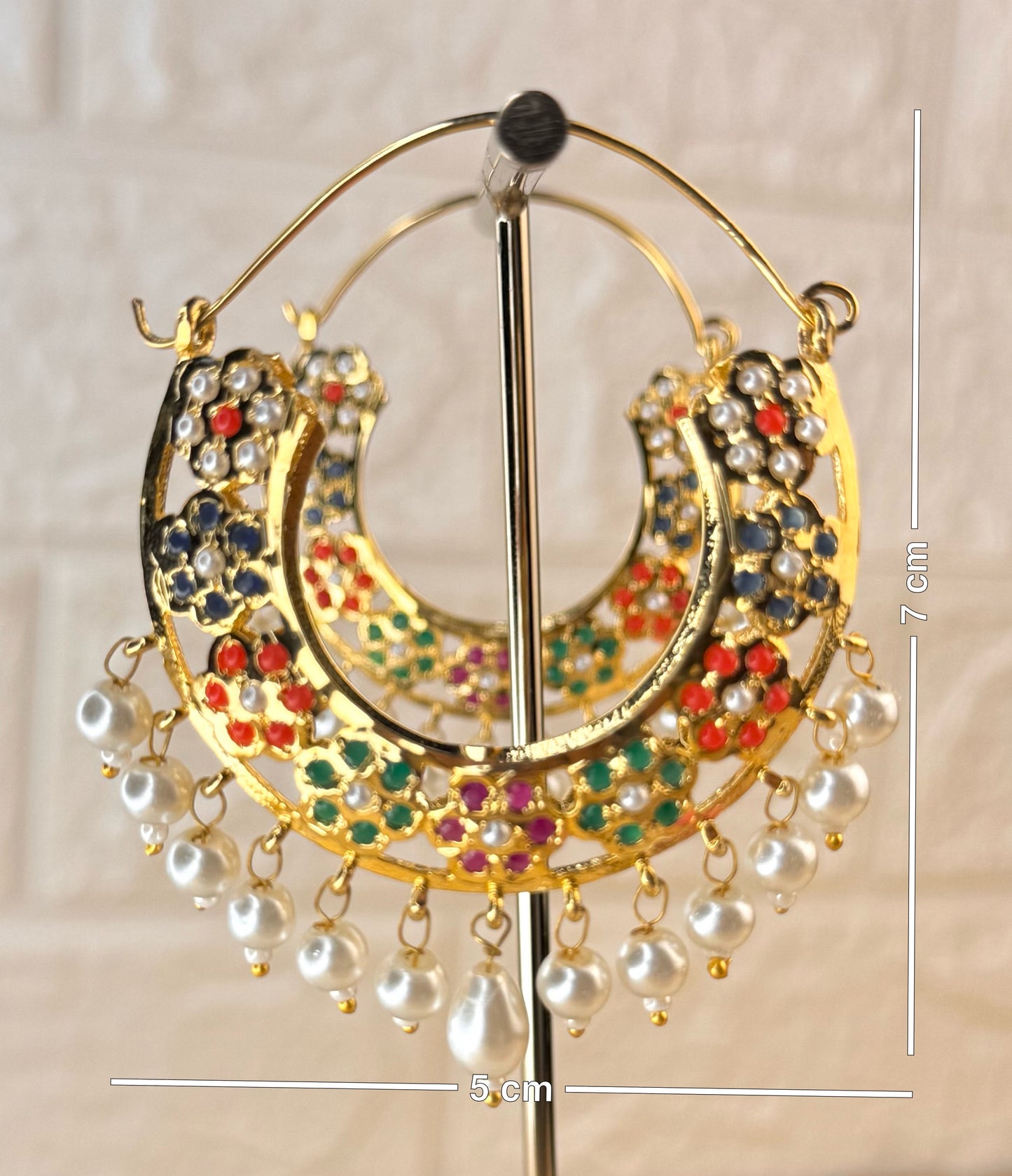 Rajasthani Hoop Earrings