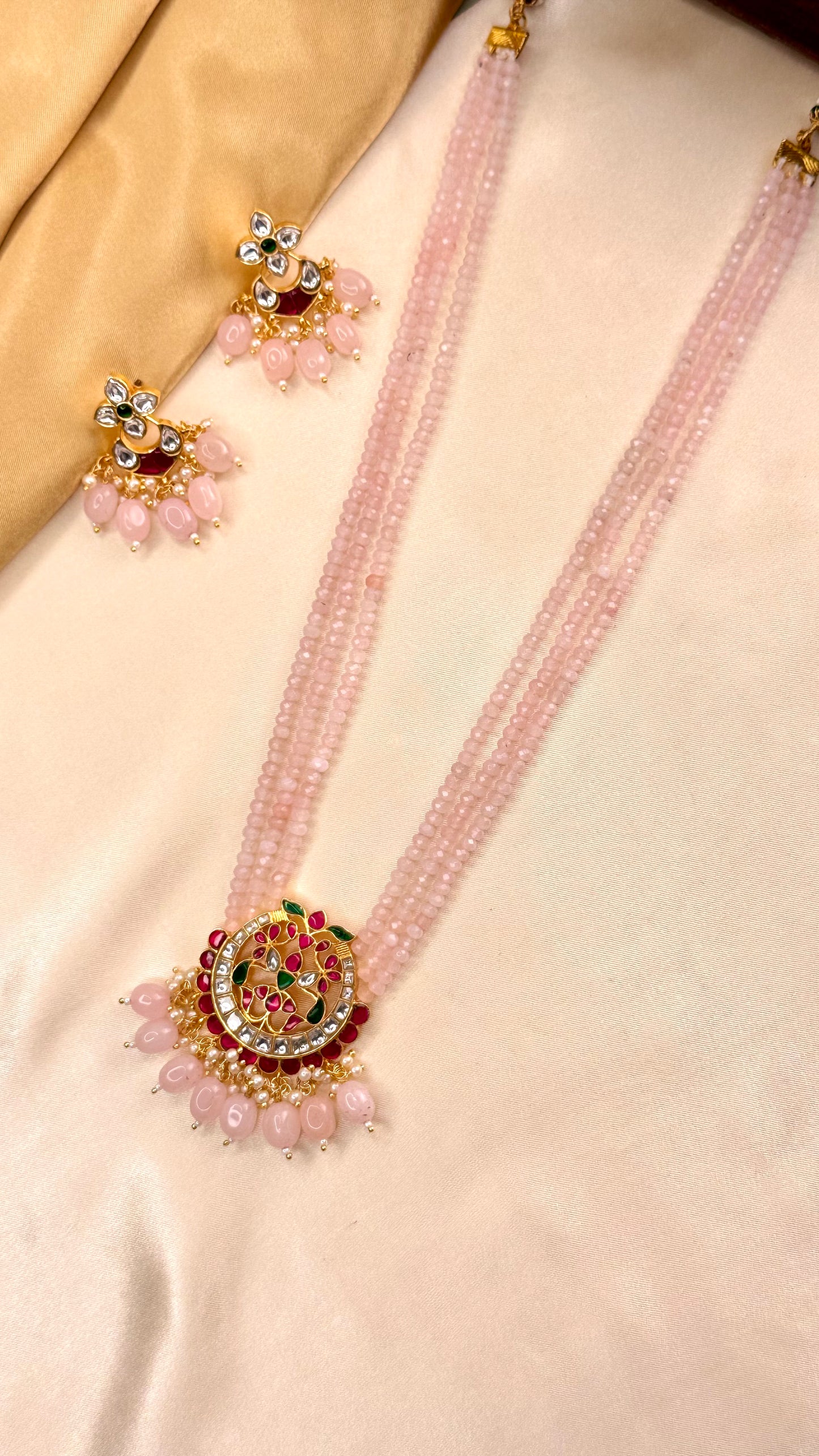 Premium beaded kuntan haram set