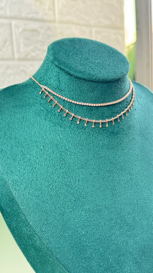Double layer anti tarnish chain