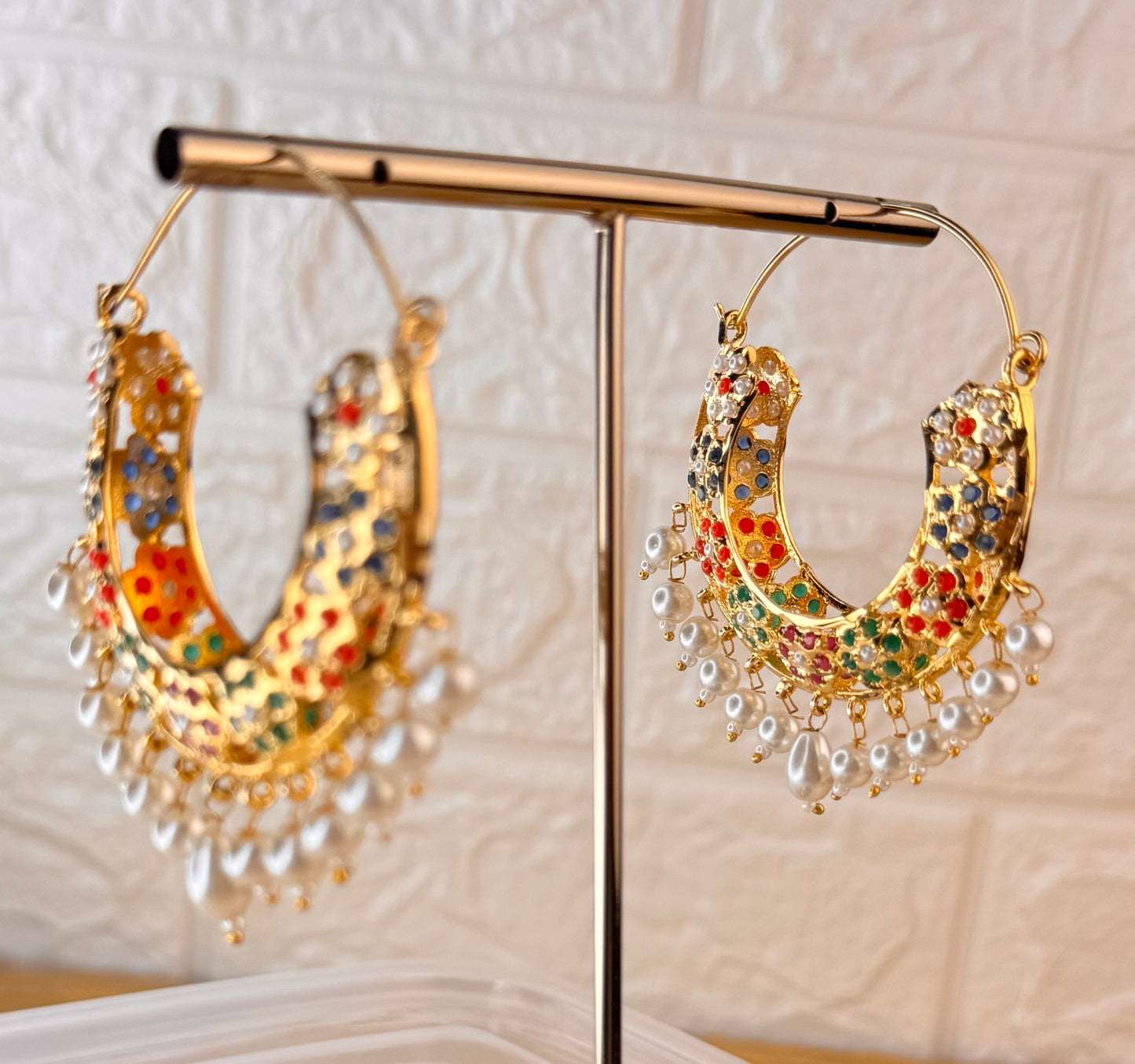 Rajasthani Hoop Earrings