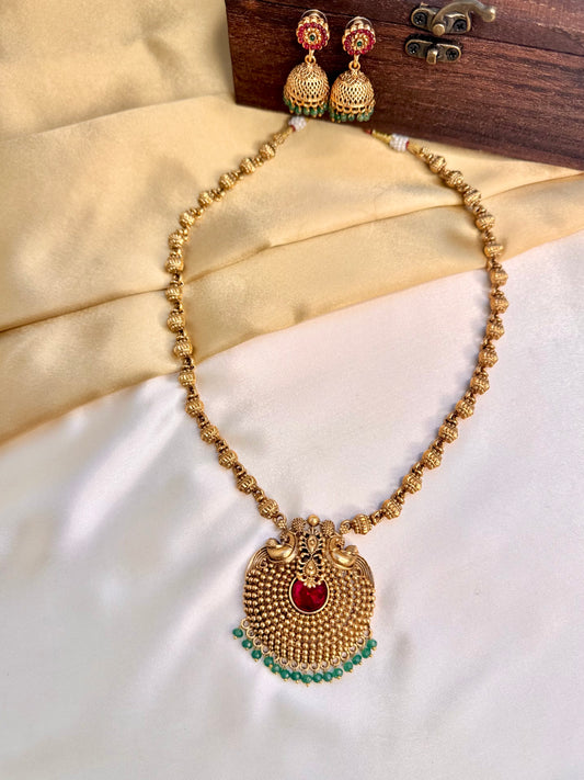 Mayur Ruby Haram Set