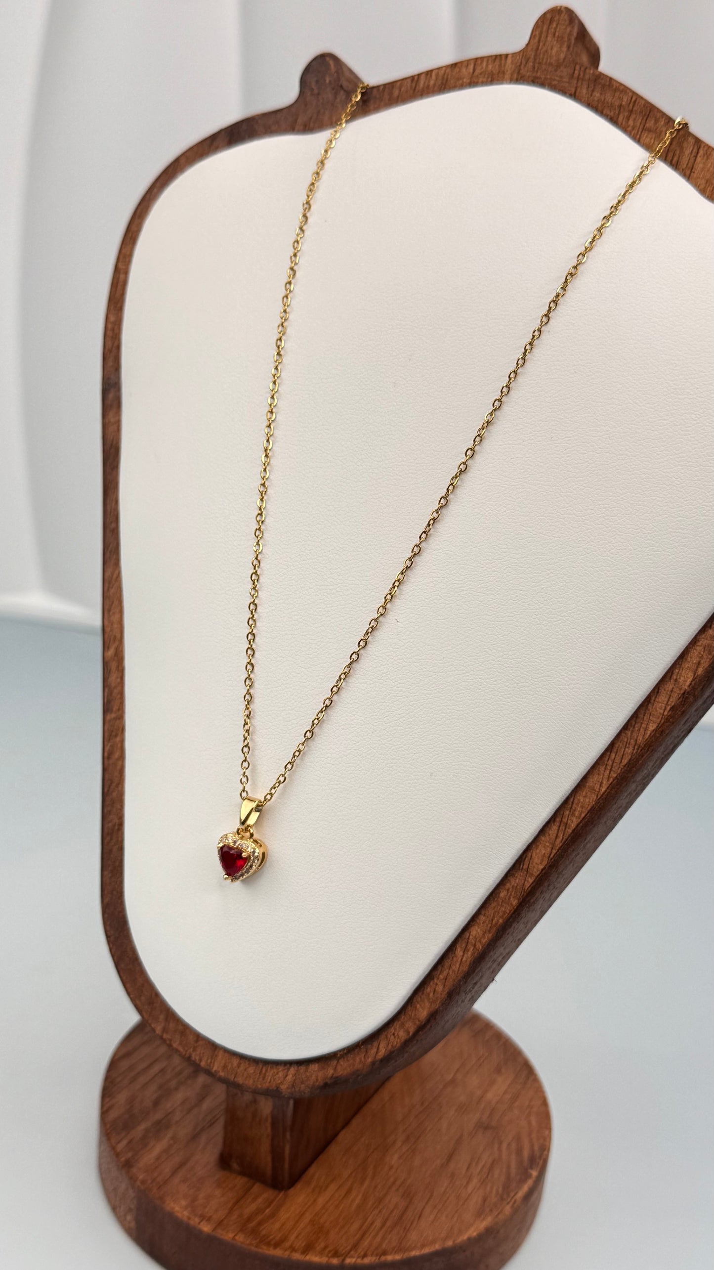 Red drop Anti Tarnish Chain