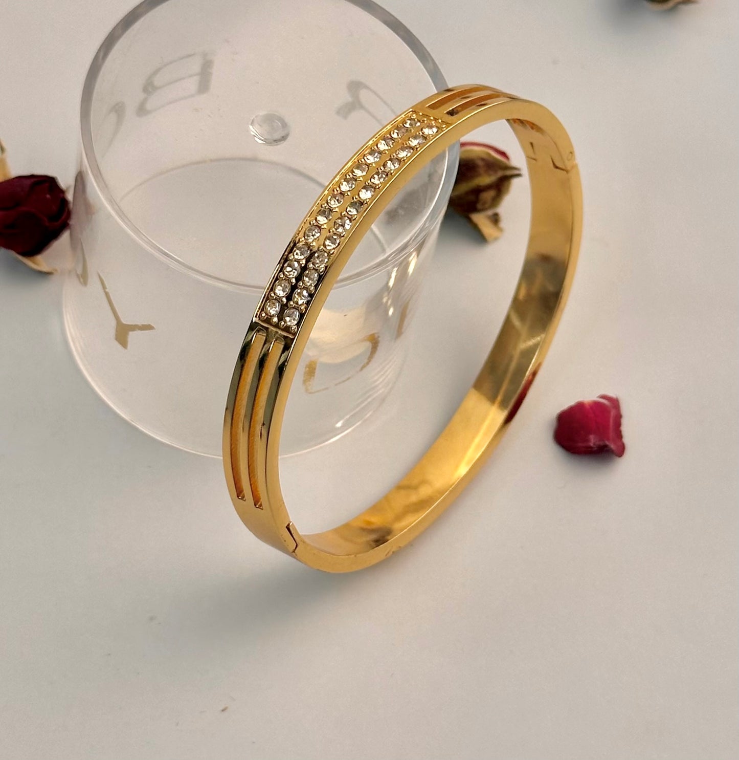 Double ring openable bangle