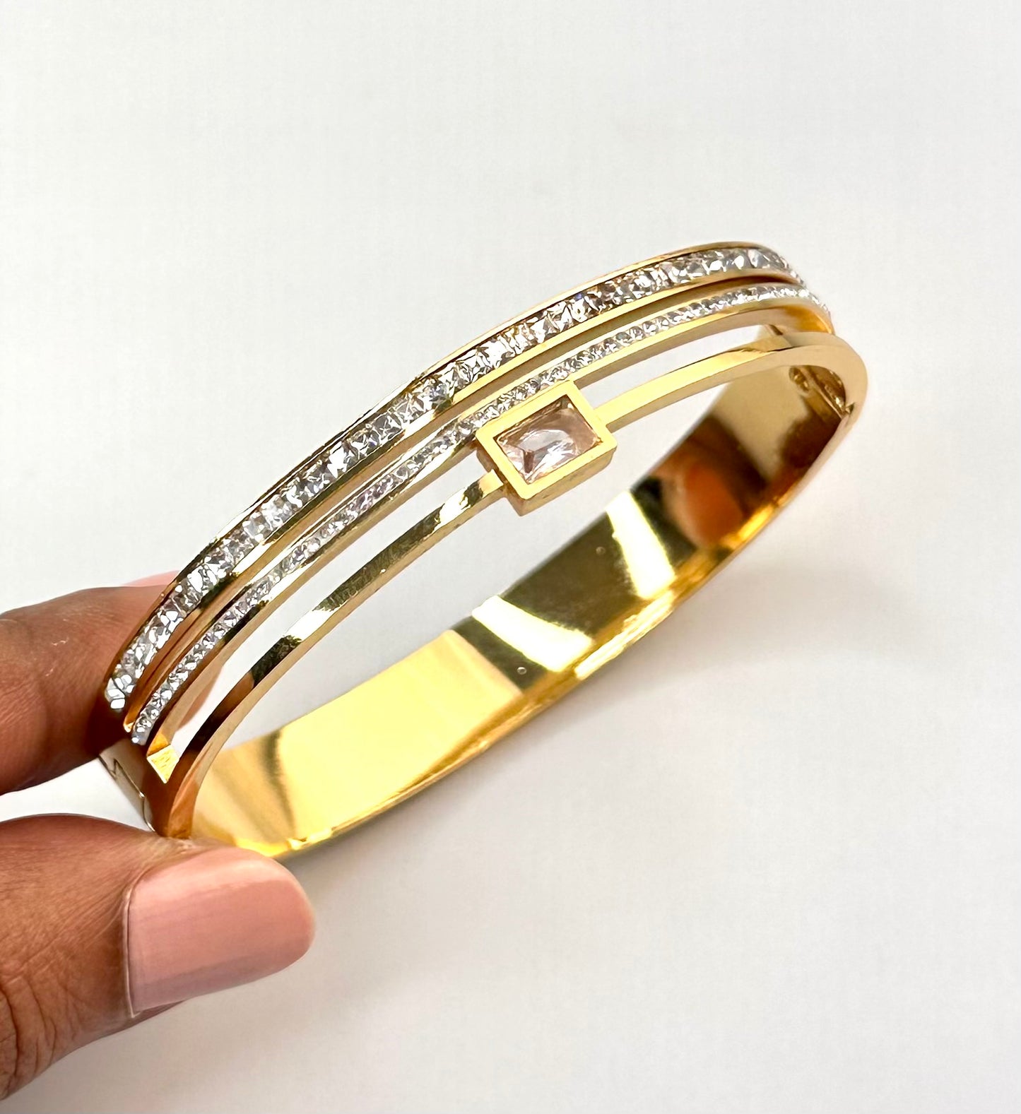Triple layered Openable Bangles
