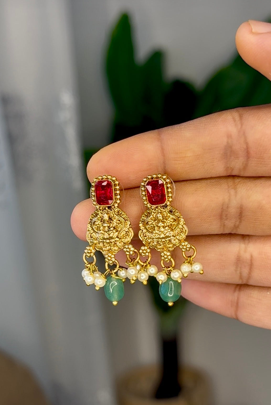 Antique Lekshmi Short Haram set