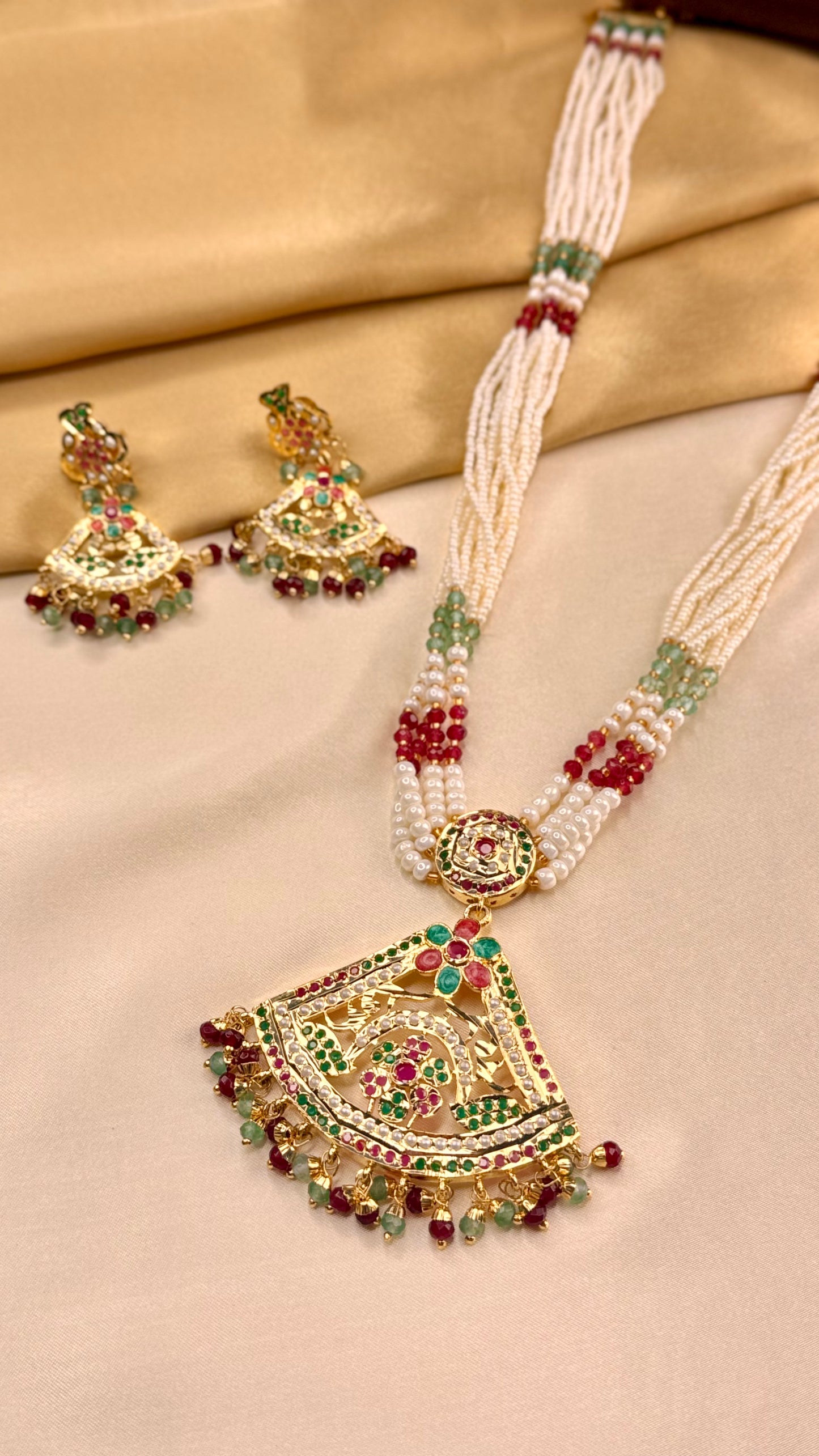 Premium Rajasthani Rani Haram Set